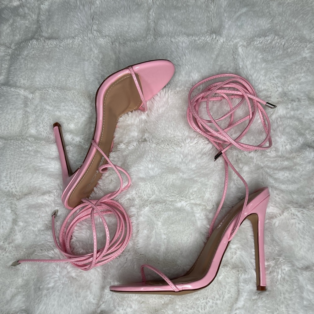Pink fashion nova heels